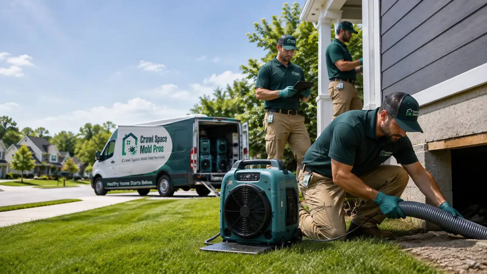 Crawl Space Mold Removal in Fruitland, MD